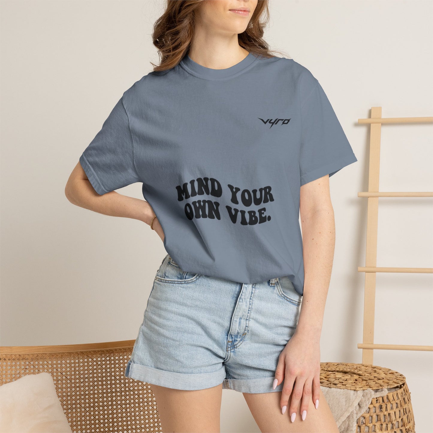 Mind Your Own Vibe T-Shirt — Retro Tropical "CHILL" Graphic Tee