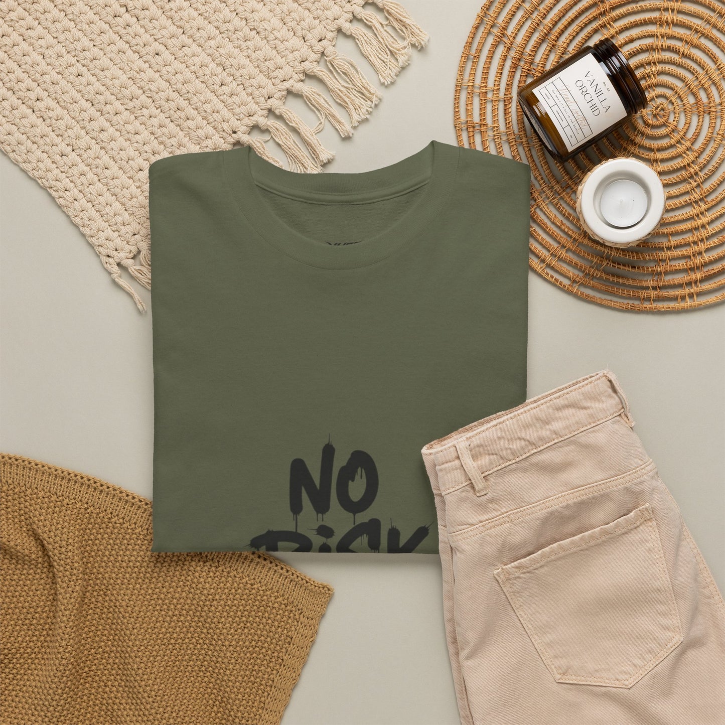 Beyond Adventure Tee — "No Risk No Fun" Graphic T‑Shirt
