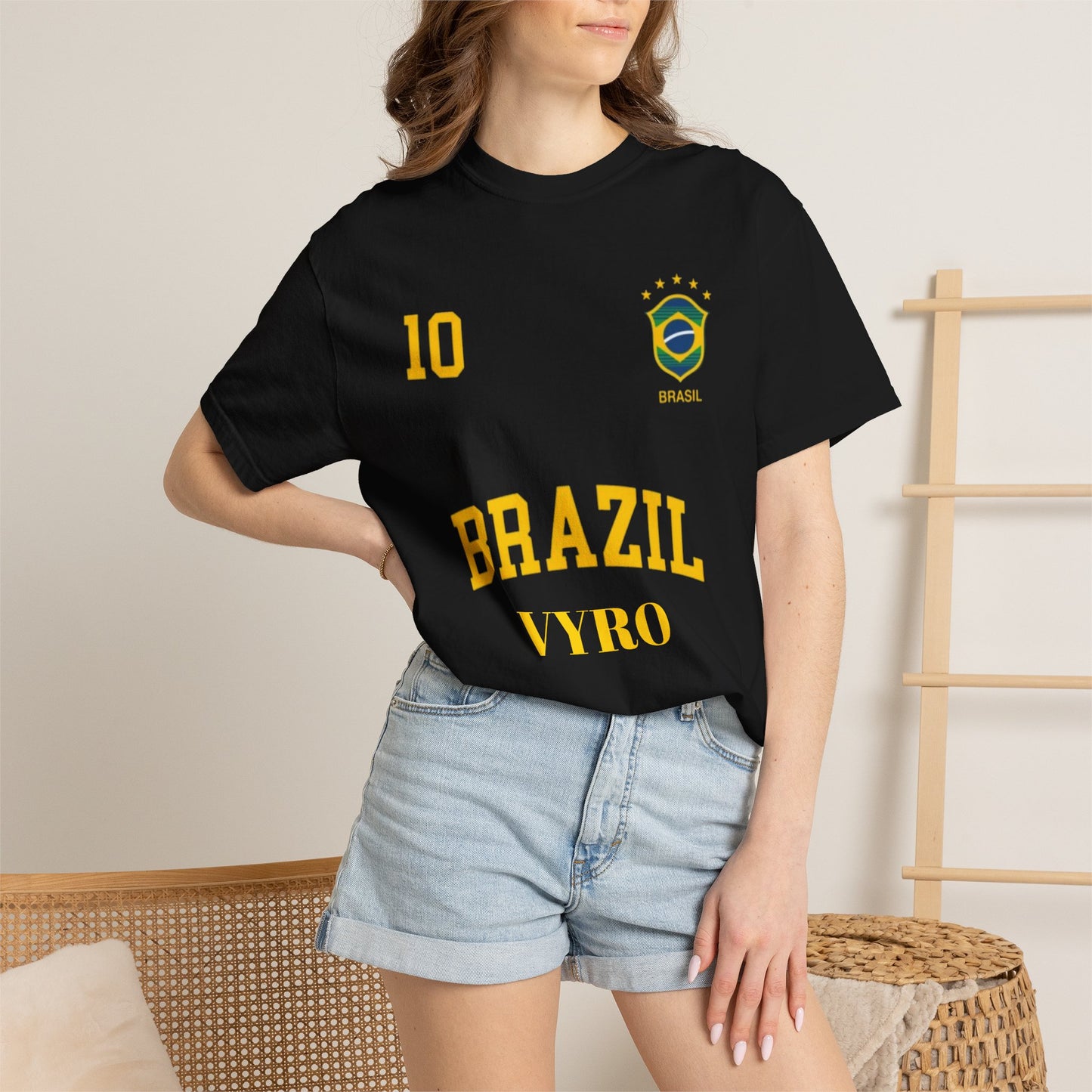 Brazil Soccer Fan T-Shirt — Fenomeno Ronaldo Tribute Tee