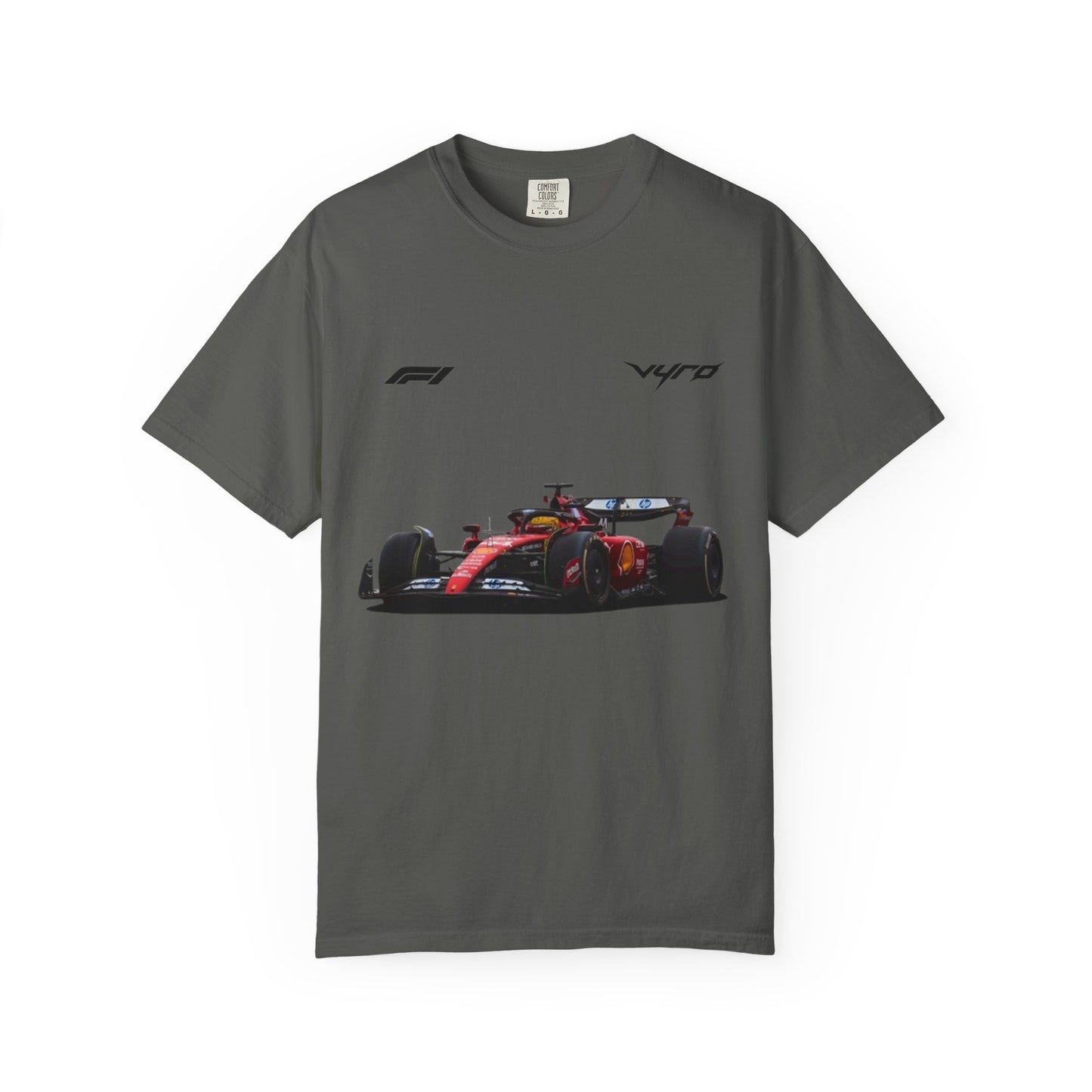 T-Shirt — Vintage Formula Racing Graphic Tee (Driver Illustration, F1 Inspired)