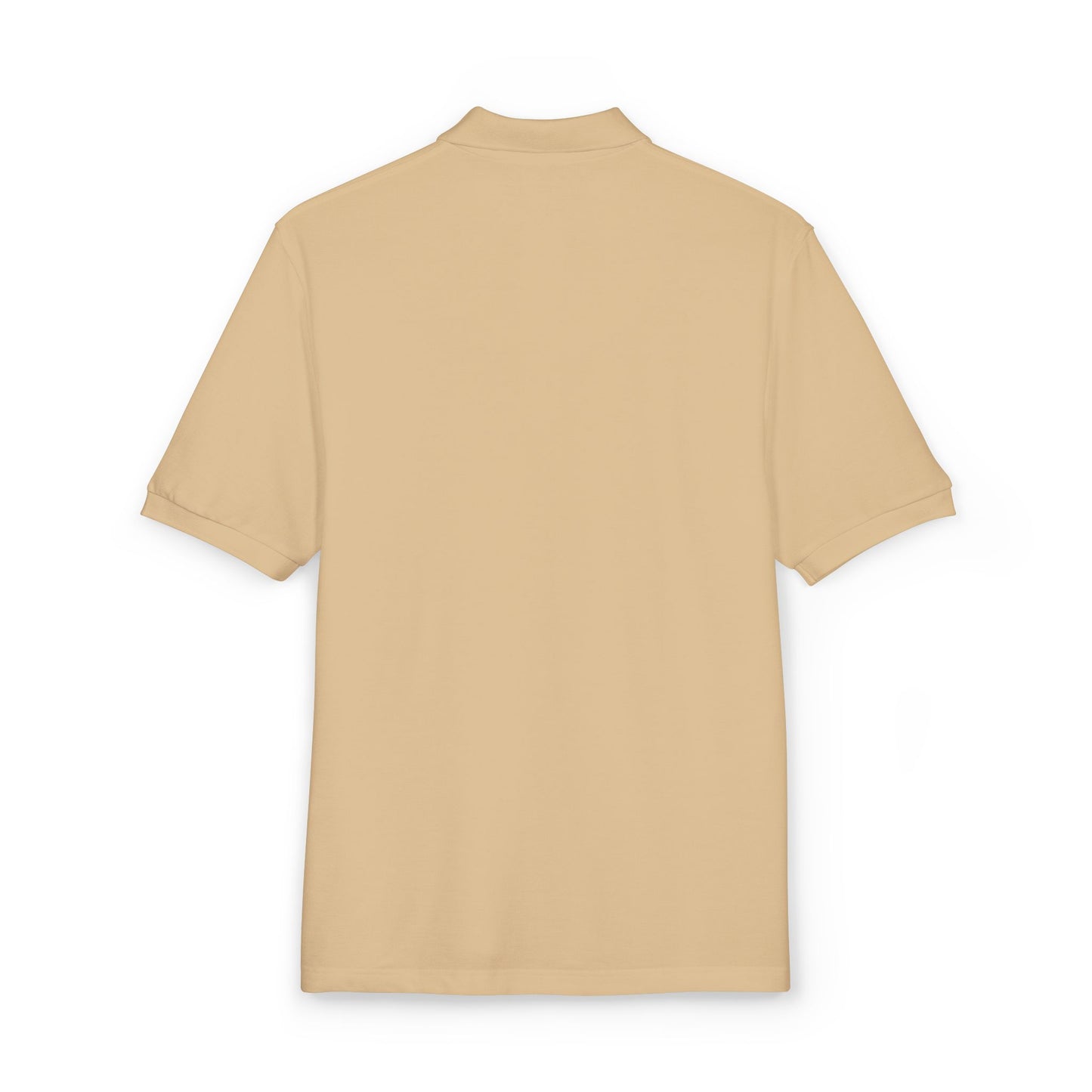 Embroidered Minimal Logo Polo Shirt — Classic Casual Work & Golf Tee