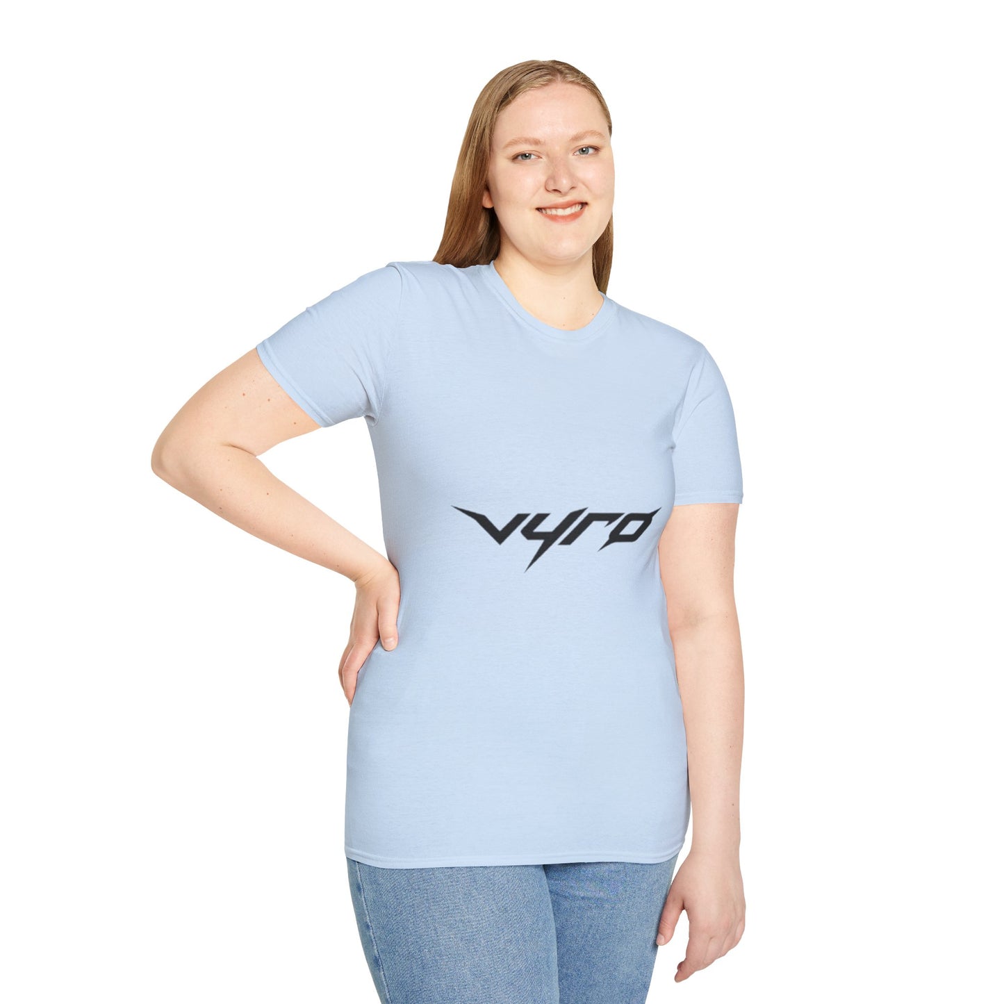 V4RO Logo T-Shirt — Minimal Tech Streetwear Graphic Tee