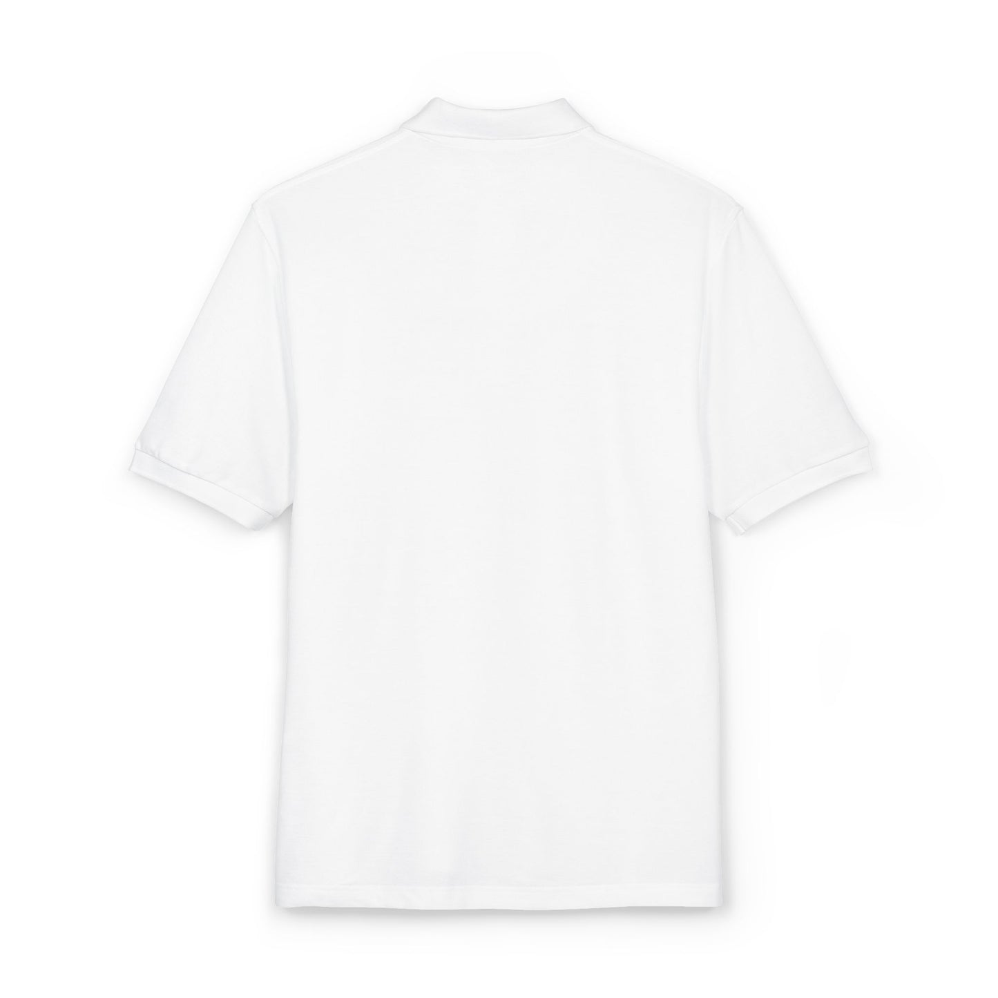 Embroidered Minimal Logo Polo Shirt — Classic Casual Work & Golf Tee