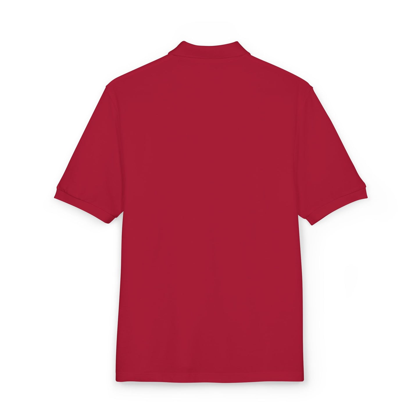 Embroidered Minimal Logo Polo Shirt — Classic Casual Work & Golf Tee
