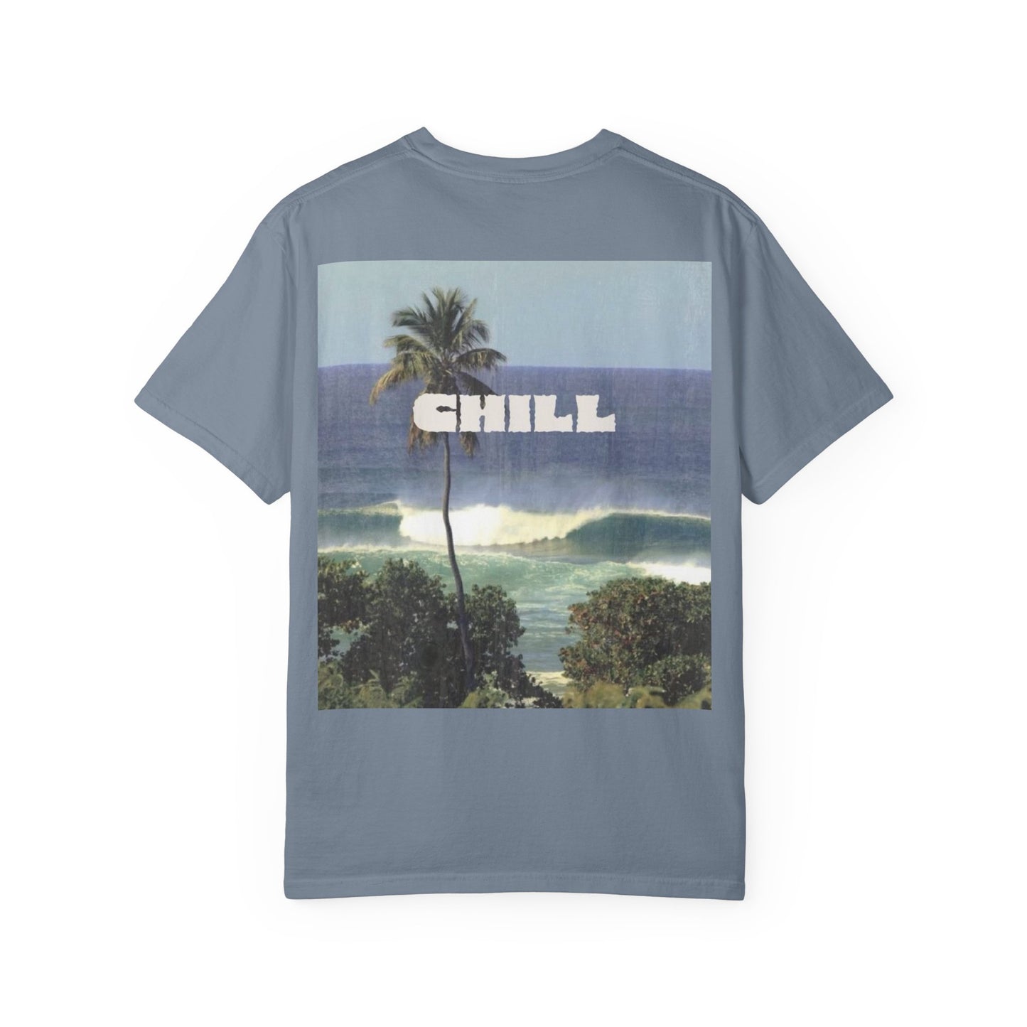 Mind Your Own Vibe T-Shirt — Retro Tropical "CHILL" Graphic Tee
