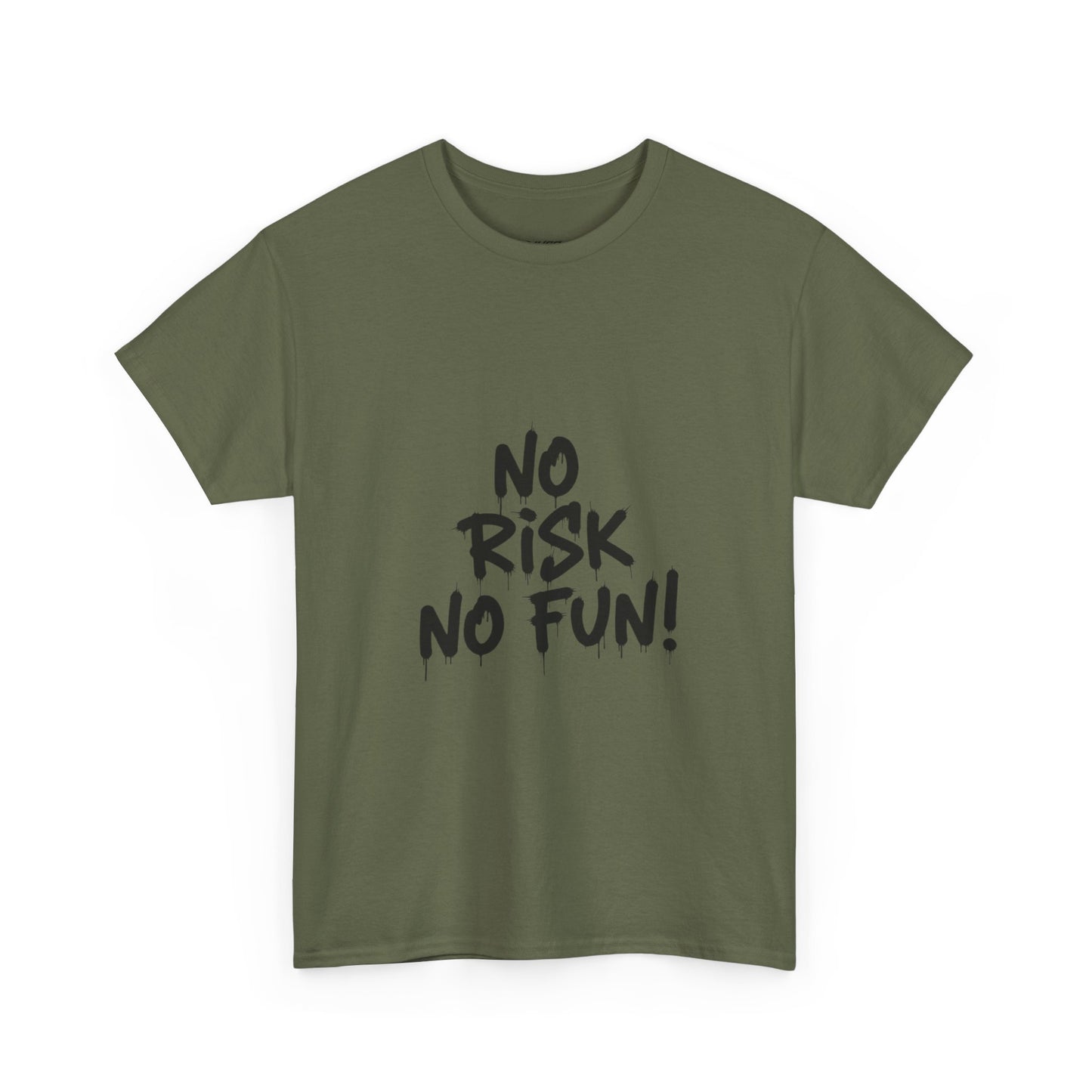 Beyond Adventure Tee — "No Risk No Fun" Graphic T‑Shirt