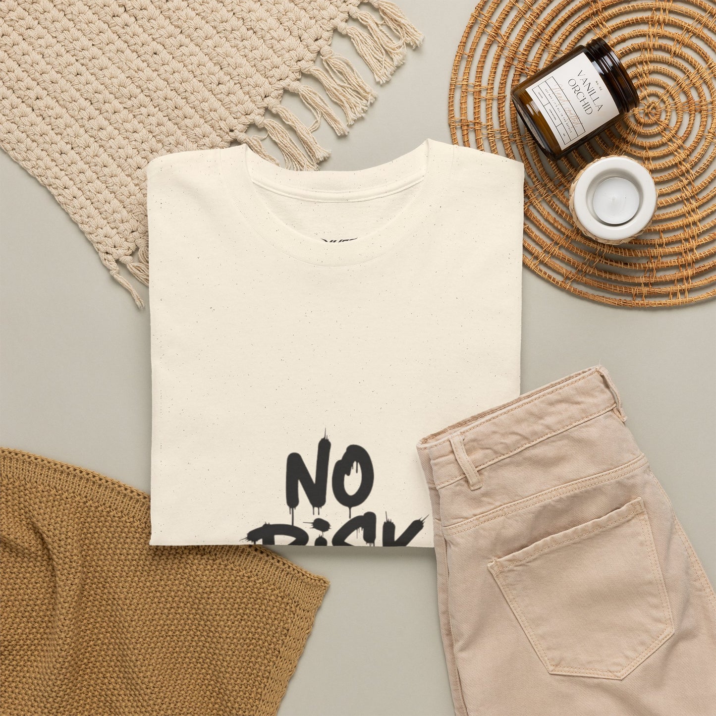 Beyond Adventure Tee — "No Risk No Fun" Graphic T‑Shirt