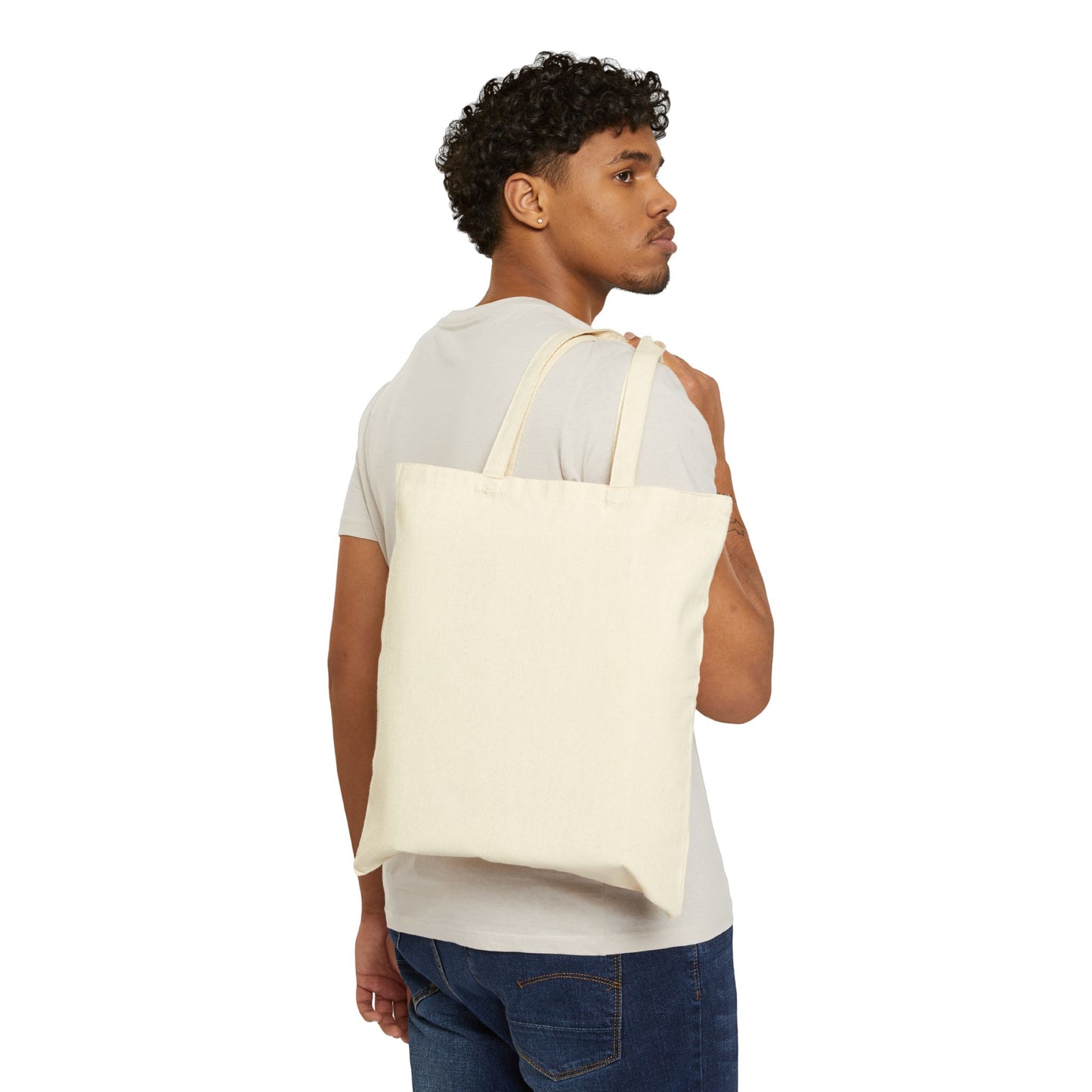 I Was Blind Eye Tote – Graphic Cotton Canvas Shopper Bag