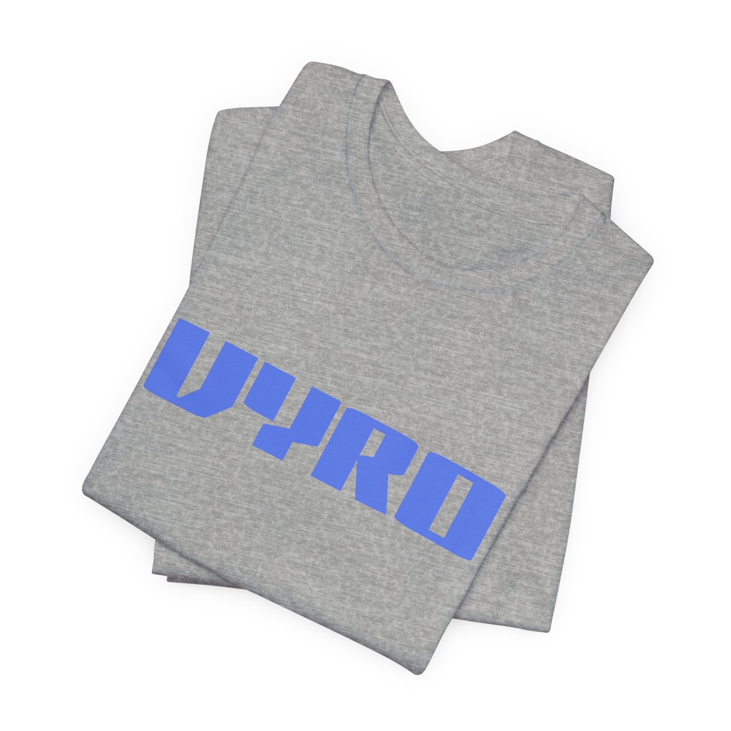 Vyro Logo Tee — Minimal Blue Graphic T-Shirt
