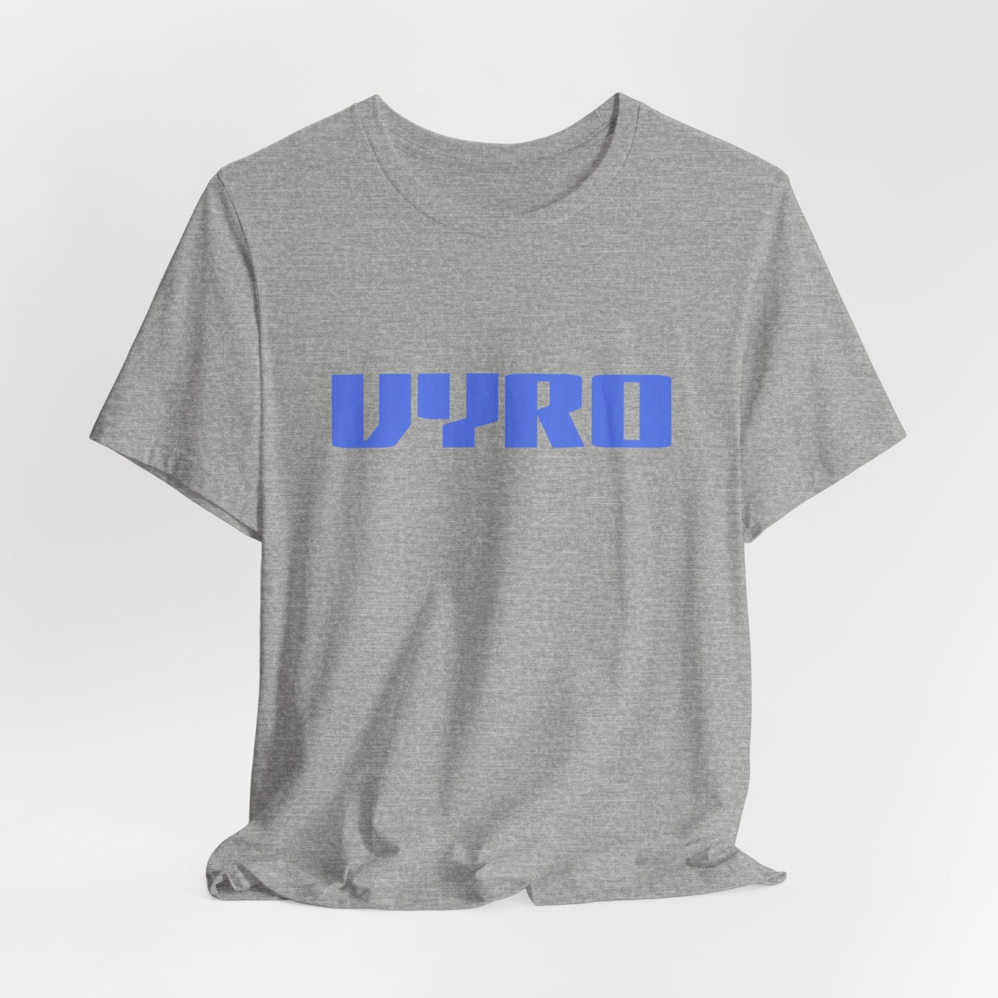 Vyro Logo Tee — Minimal Blue Graphic T-Shirt