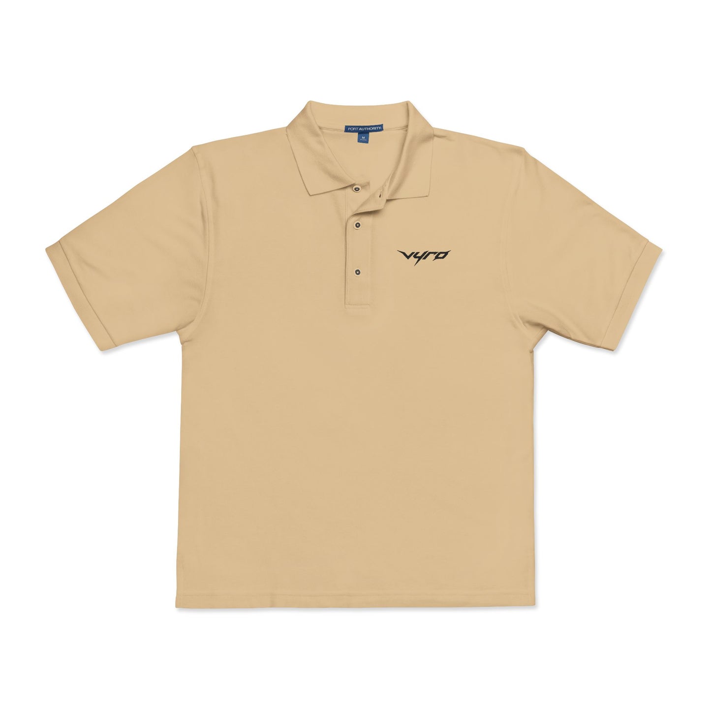 Embroidered Minimal Logo Polo Shirt — Classic Casual Work & Golf Tee