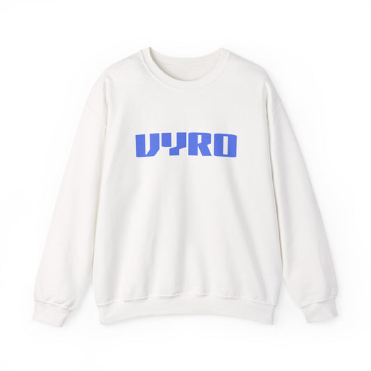 Vyro Logo Sweatshirt — Minimal White Crewneck