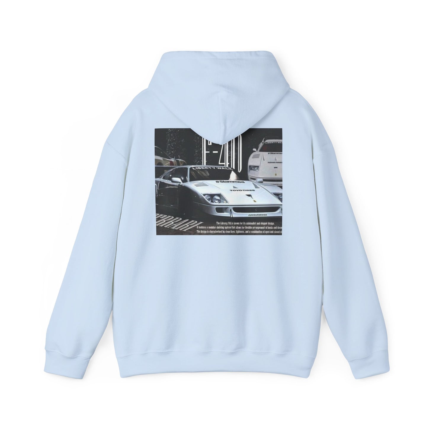Vintage Supercar Hoodie — Vyro Logo Streetwear with Classic Racing Photo