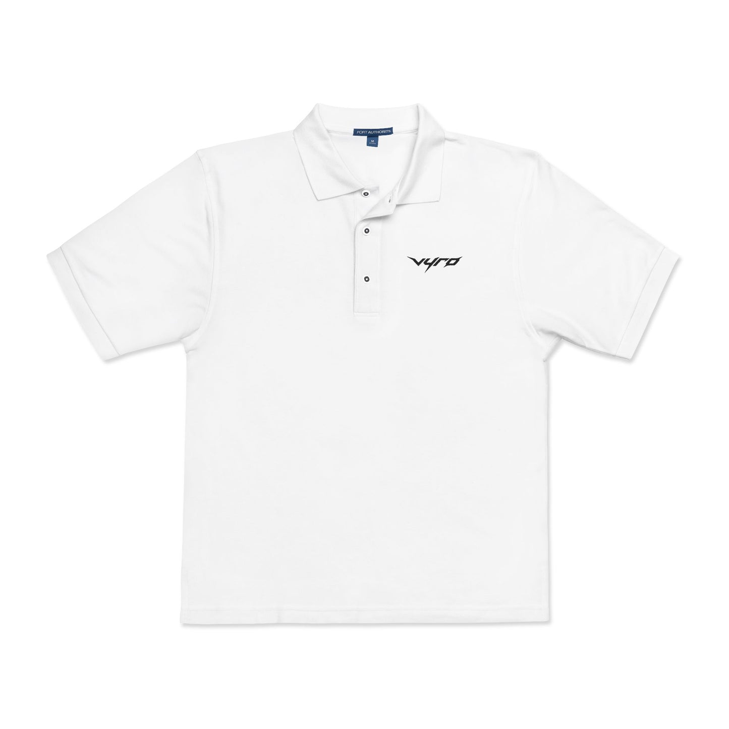 Embroidered Minimal Logo Polo Shirt — Classic Casual Work & Golf Tee