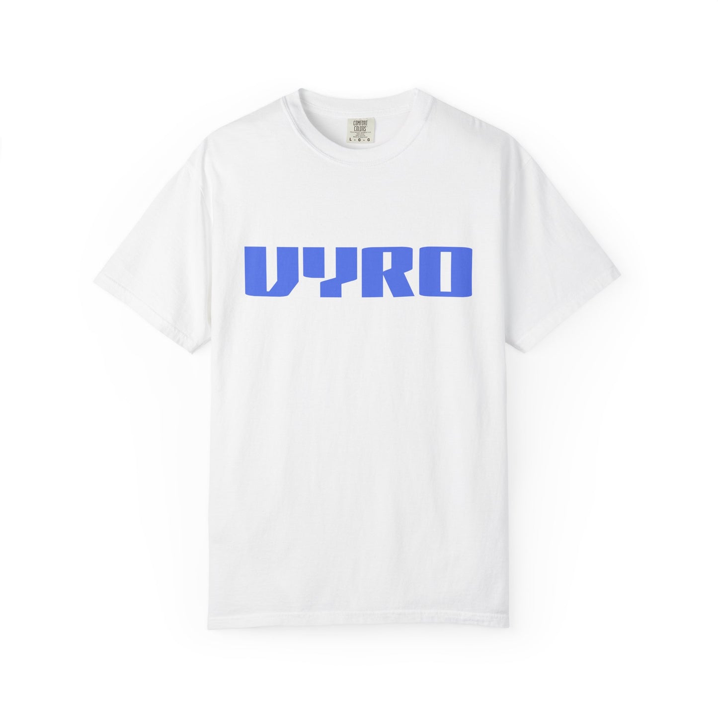 Santorini Window T-Shirt — VYRO Logo Beachy Greek Island Tee