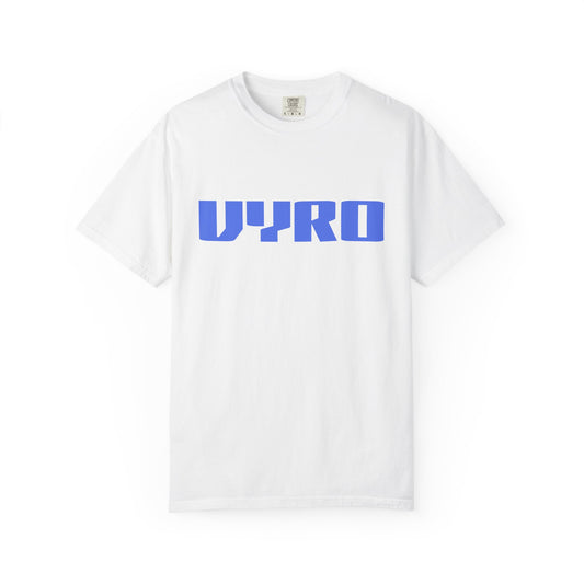 Santorini Window T-Shirt — VYRO Logo Beachy Greek Island Tee
