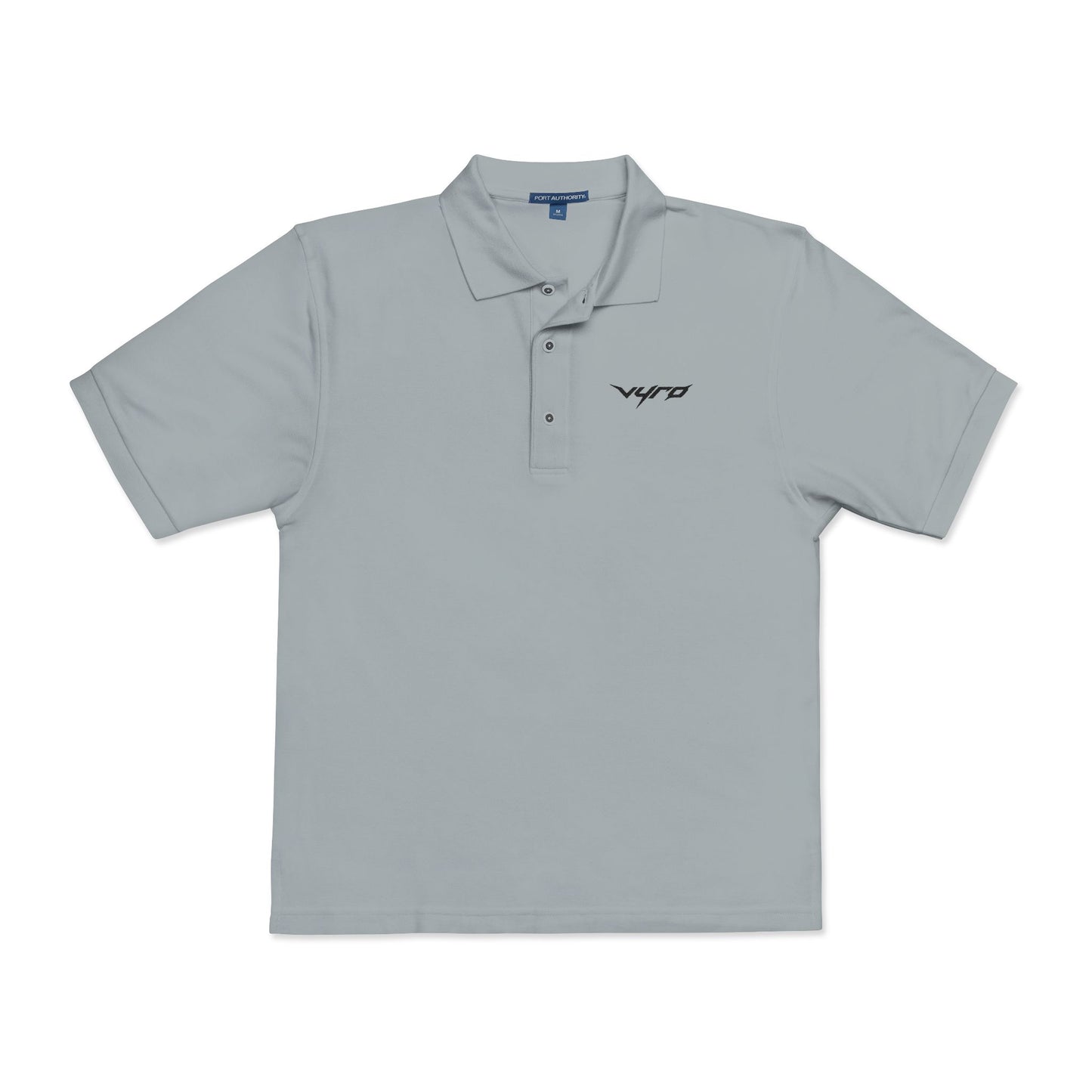 Embroidered Minimal Logo Polo Shirt — Classic Casual Work & Golf Tee