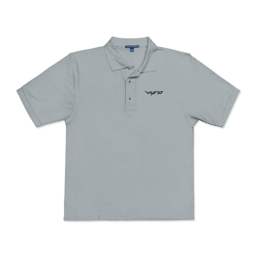 Embroidered Minimal Logo Polo Shirt — Classic Casual Work & Golf Tee