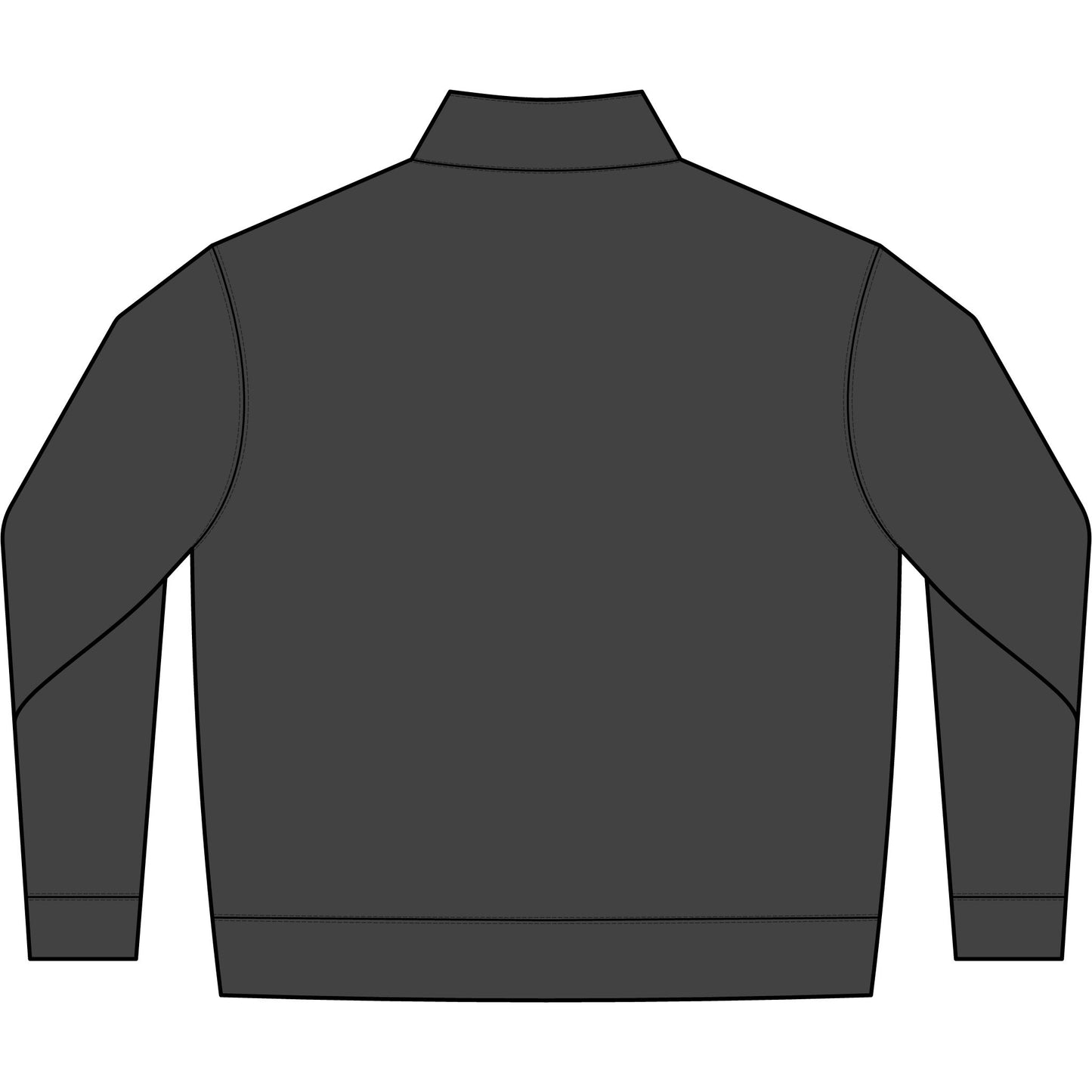 Faded Half-Zip Sweatshirt — Relaxed Casual Pullover