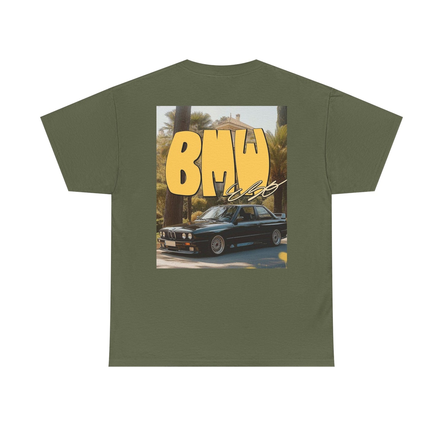 Vyro Graphic Tee — Retro BMW E30 Car Design T-Shirt