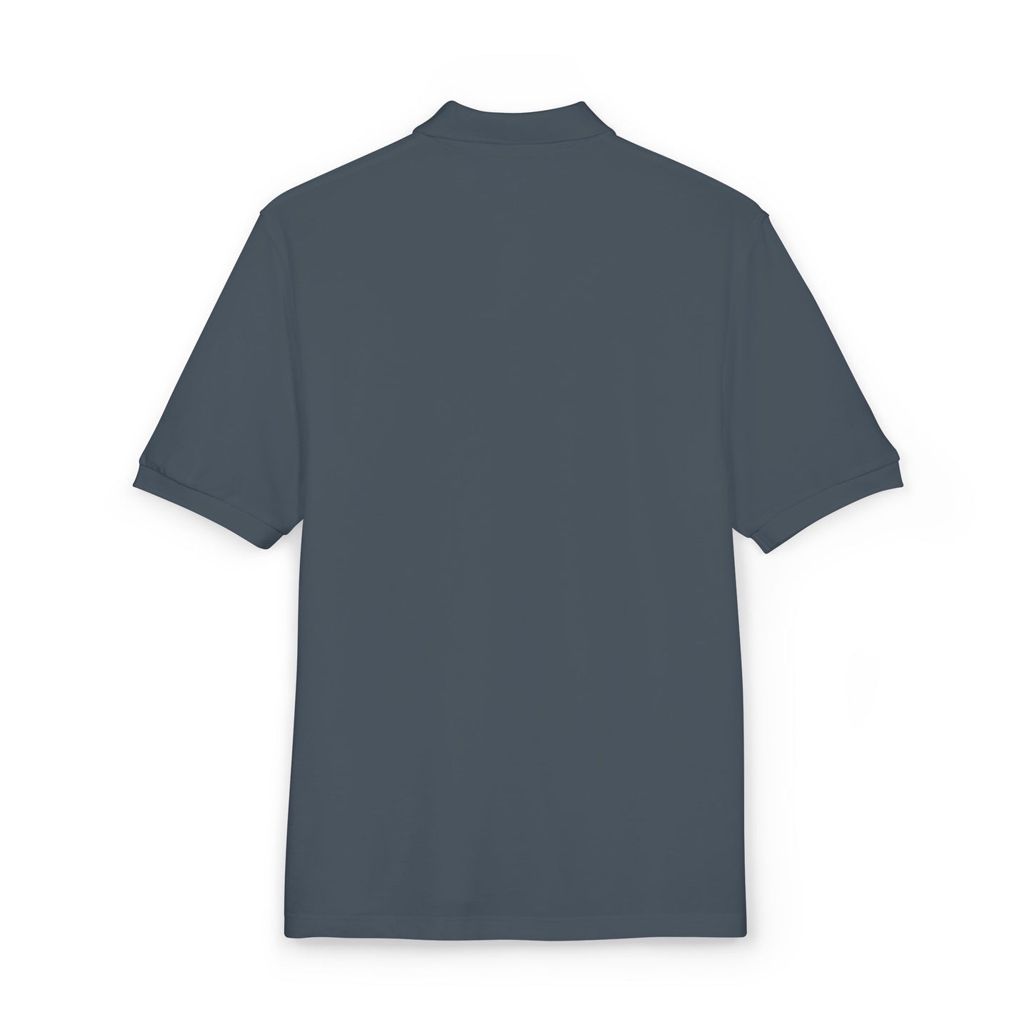 Embroidered Minimal Logo Polo Shirt — Classic Casual Work & Golf Tee