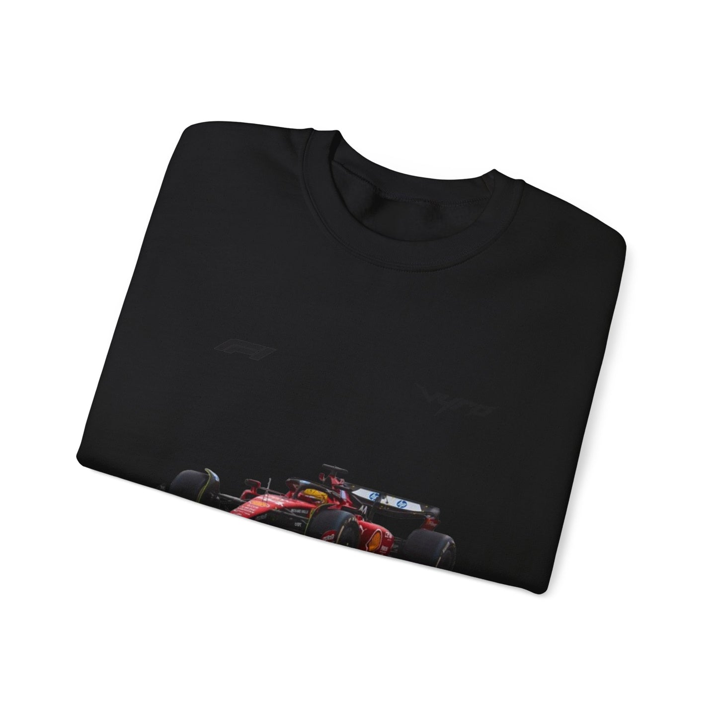 Racing Car Crewneck Sweatshirt — Red Formula 1 Graphic
