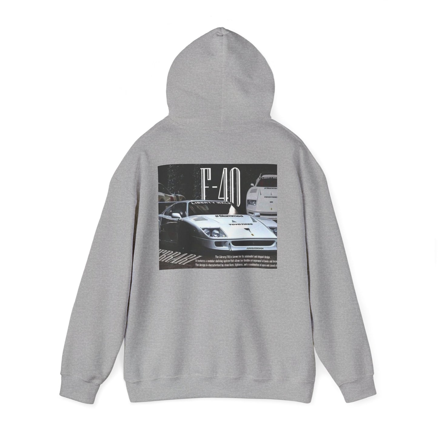 Vintage Supercar Hoodie — Vyro Logo Streetwear with Classic Racing Photo