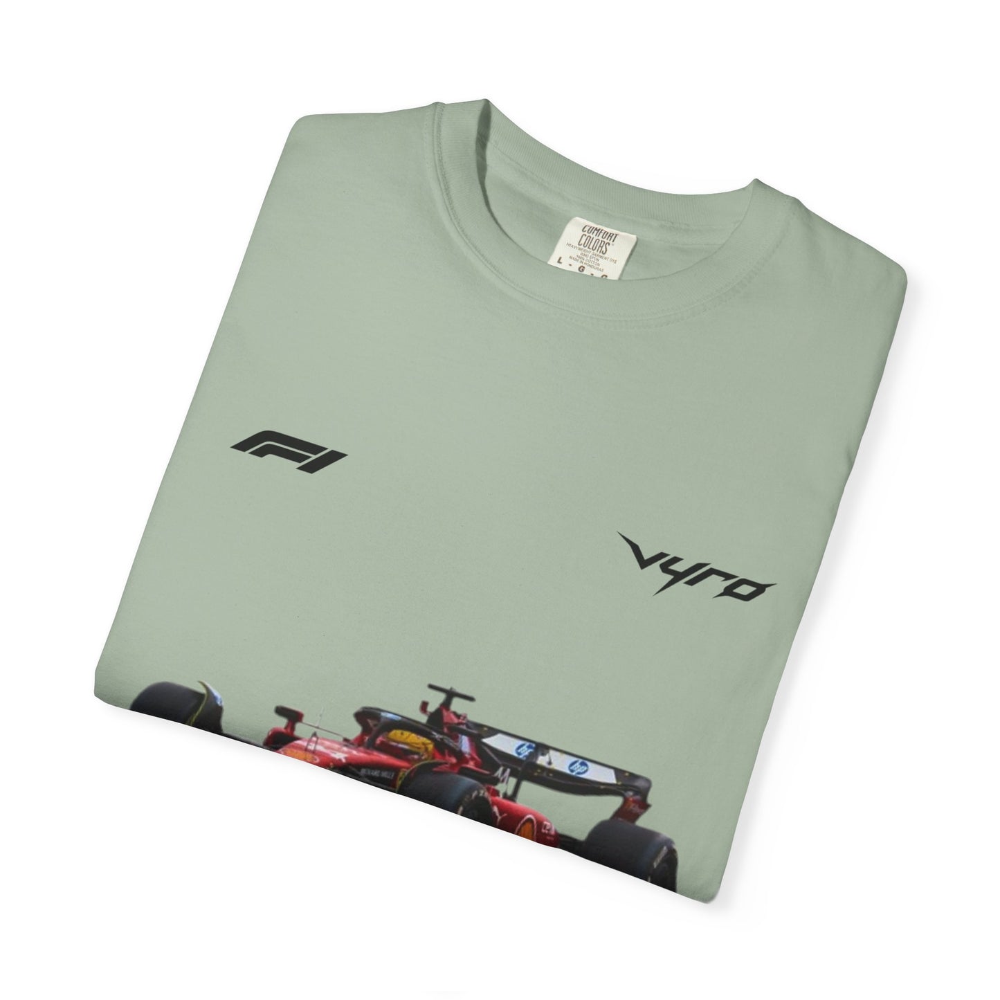 T-Shirt — Vintage Formula Racing Graphic Tee (Driver Illustration, F1 Inspired)