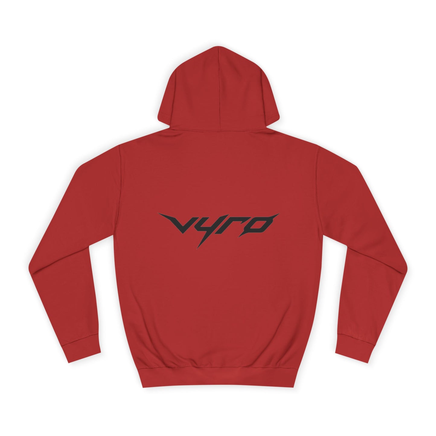 Retro JDM Racecar Hoodie — White Mazda RX-7 Graphic with Red Sun & 'Vyro' Back Logo