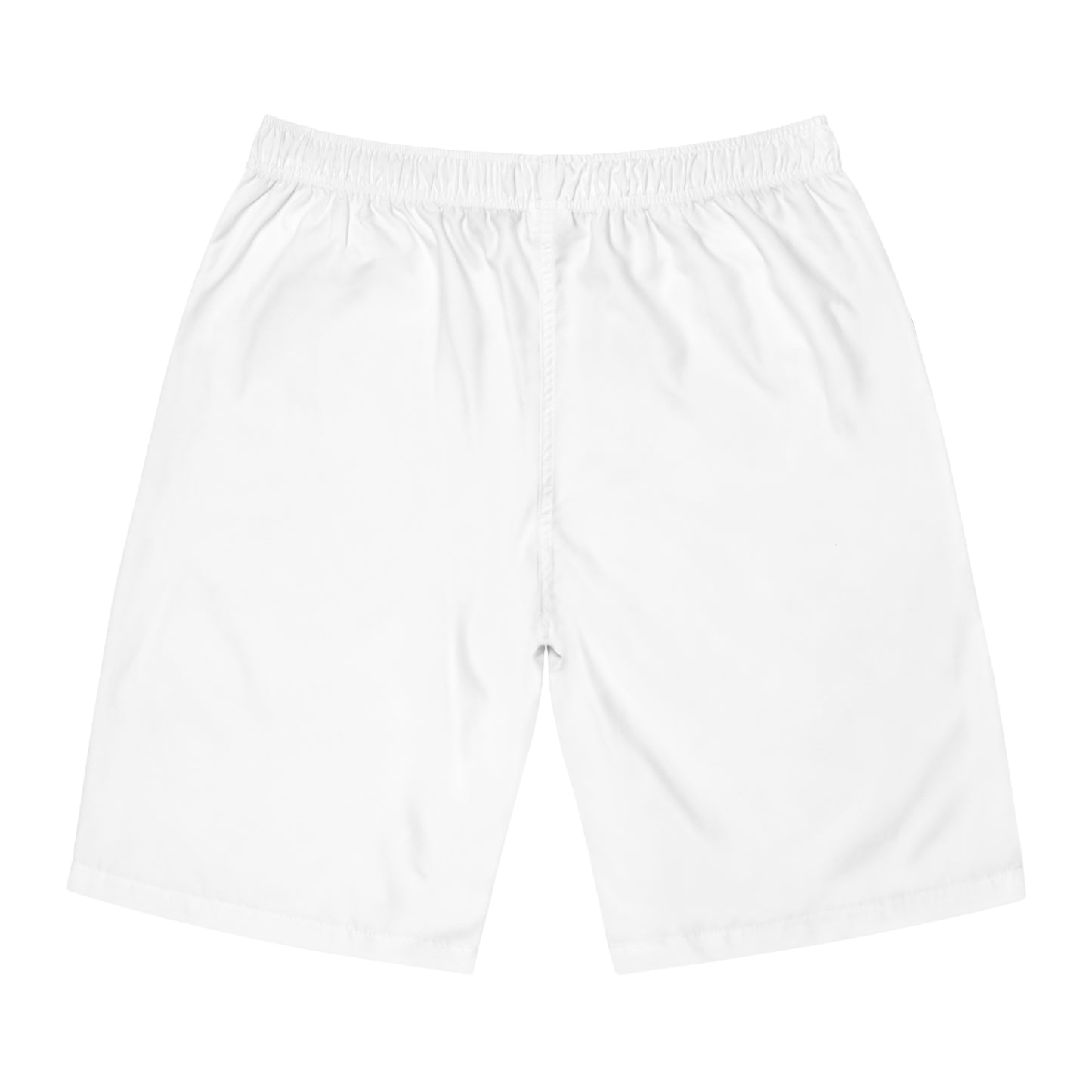 Motivational 'Stay Positive / Wish Crossed Out Do' Men's Board Shorts — Casual Beach Swim Trunks