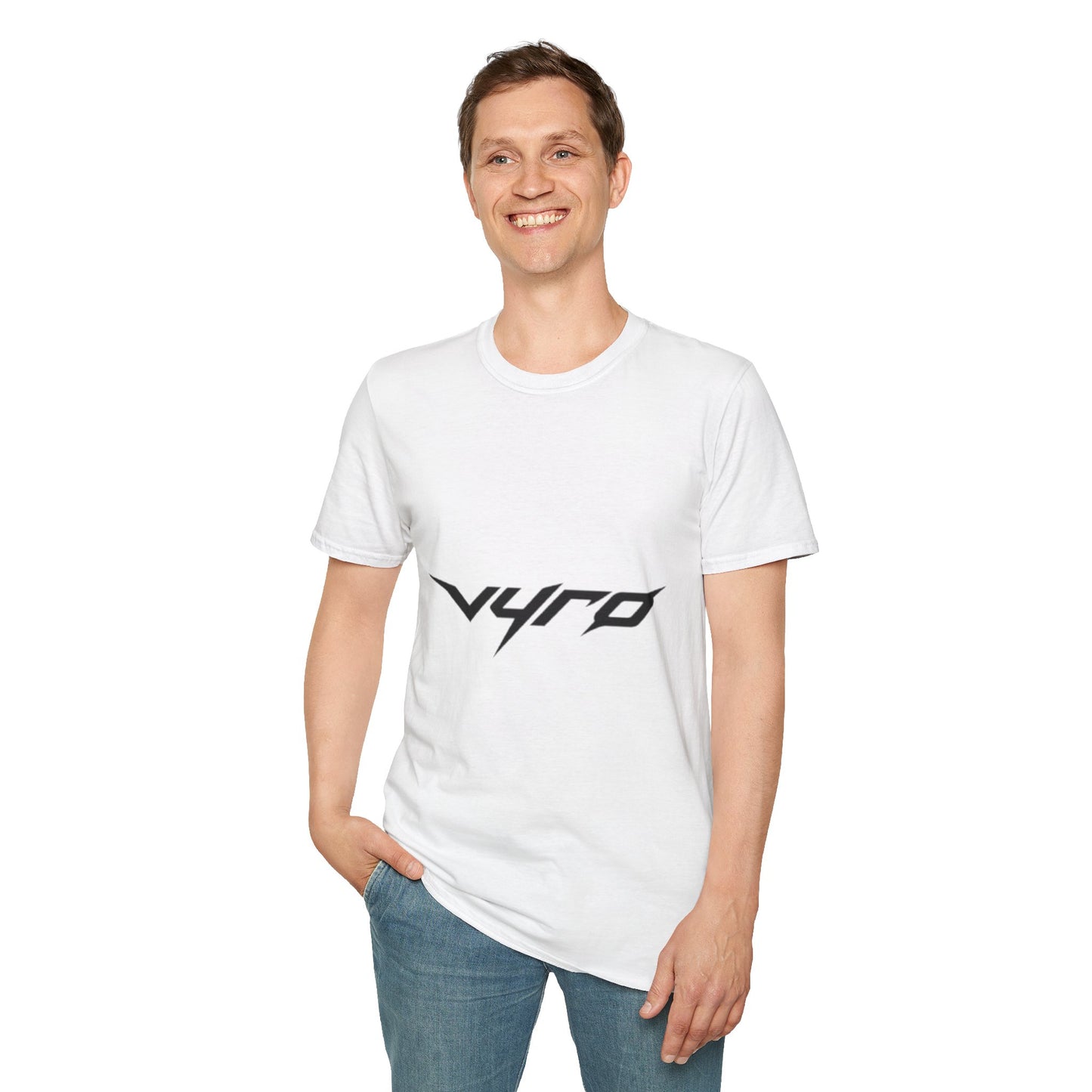 V4RO Logo T-Shirt — Minimal Tech Streetwear Graphic Tee