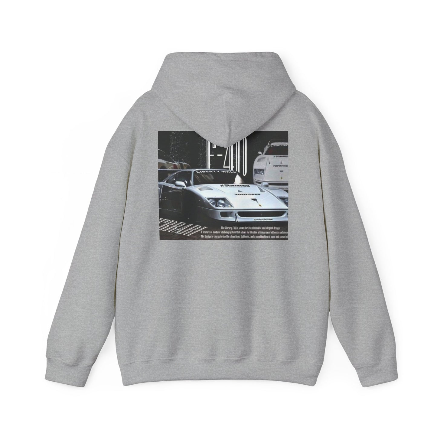 Vintage Supercar Hoodie — Vyro Logo Streetwear with Classic Racing Photo