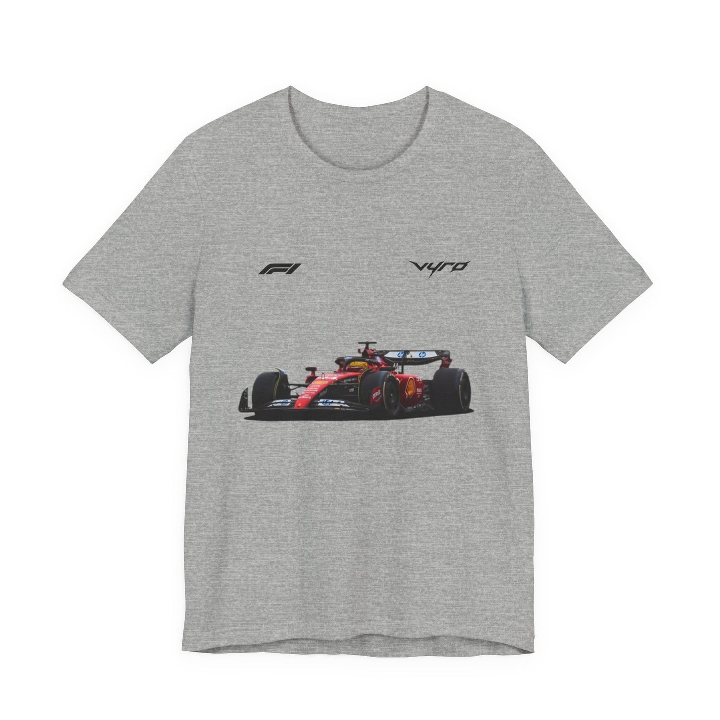 Formula One Race Car T‑Shirt — Red Single-Seater Graphic Tee
