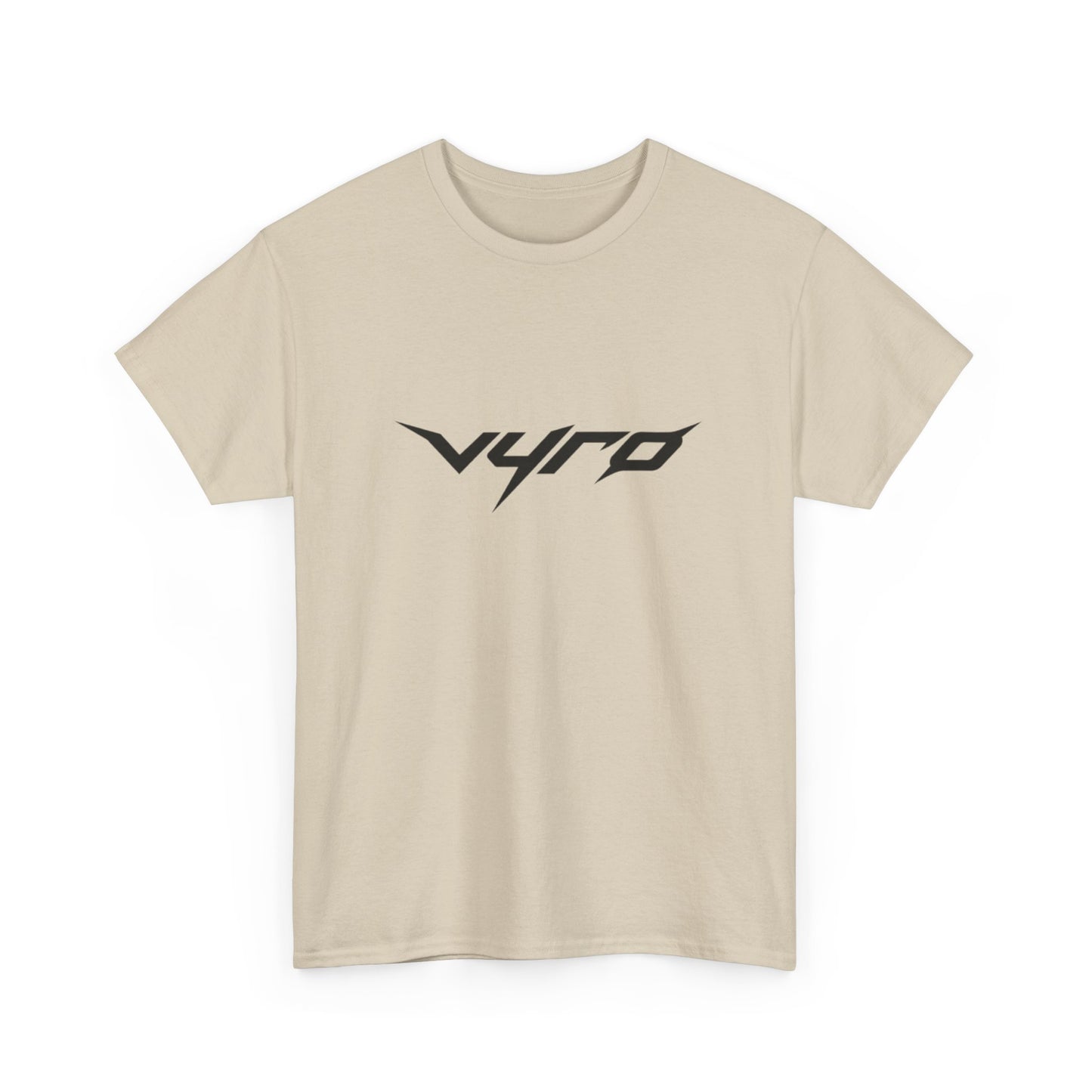 Summer Vibes Graphic Tee — 'Vyro' Logo & Beach Icon Back