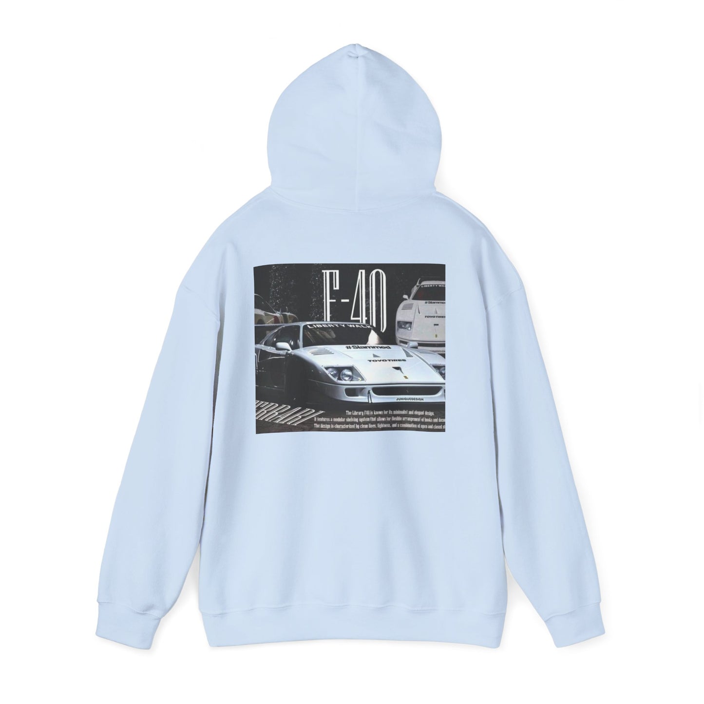 Vintage Supercar Hoodie — Vyro Logo Streetwear with Classic Racing Photo