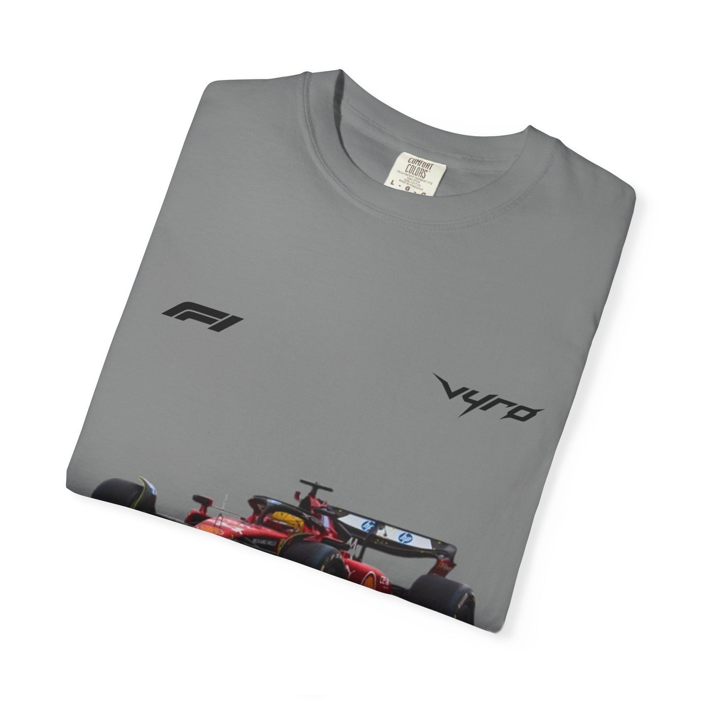 T-Shirt — Vintage Formula Racing Graphic Tee (Driver Illustration, F1 Inspired)