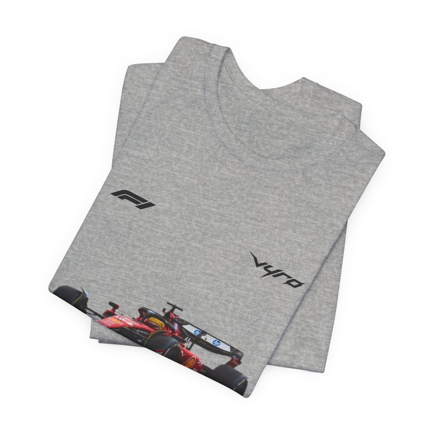 Formula One Race Car T‑Shirt — Red Single-Seater Graphic Tee