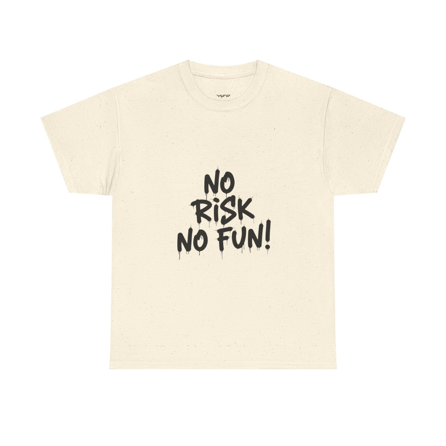 Beyond Adventure Tee — "No Risk No Fun" Graphic T‑Shirt