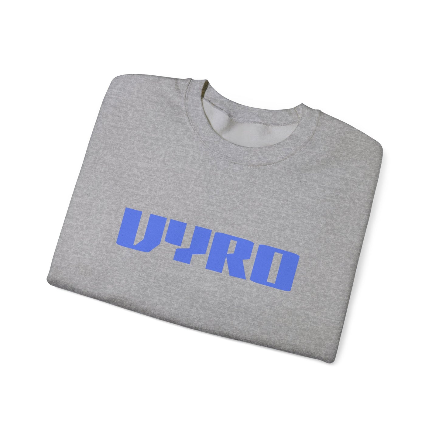 Vyro Logo Sweatshirt — Minimal White Crewneck