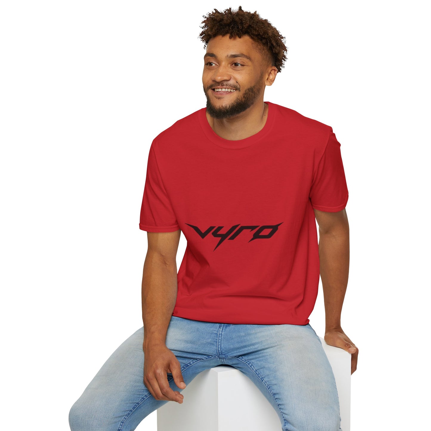 V4RO Logo T-Shirt — Minimal Tech Streetwear Graphic Tee