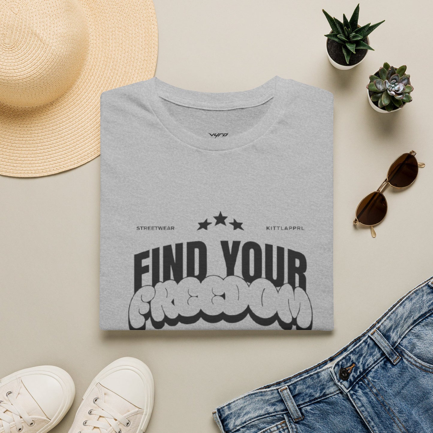 Find Your Freedom T-Shirt — 'Find Your Freedom' Graphic Tee, Adventure & Nature Vibe