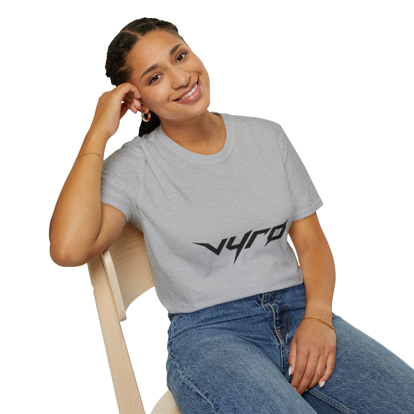 V4RO Logo T-Shirt — Minimal Tech Streetwear Graphic Tee