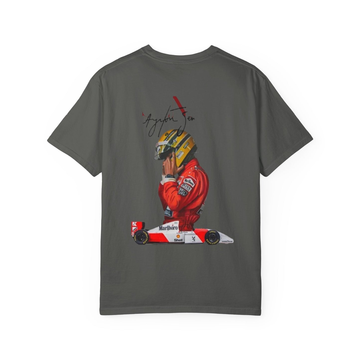 T-Shirt — Vintage Formula Racing Graphic Tee (Driver Illustration, F1 Inspired)