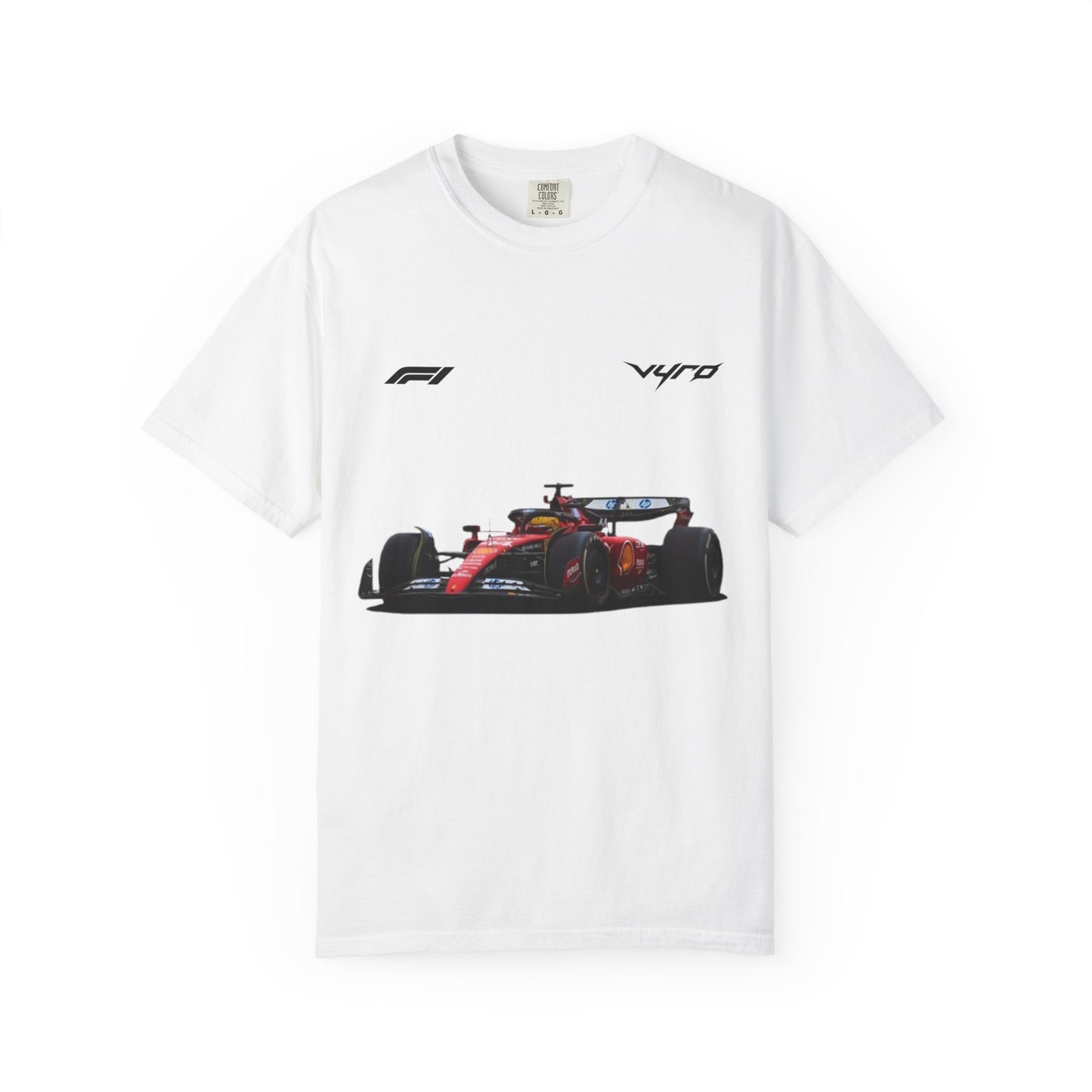 T-Shirt — Vintage Formula Racing Graphic Tee (Driver Illustration, F1 Inspired)