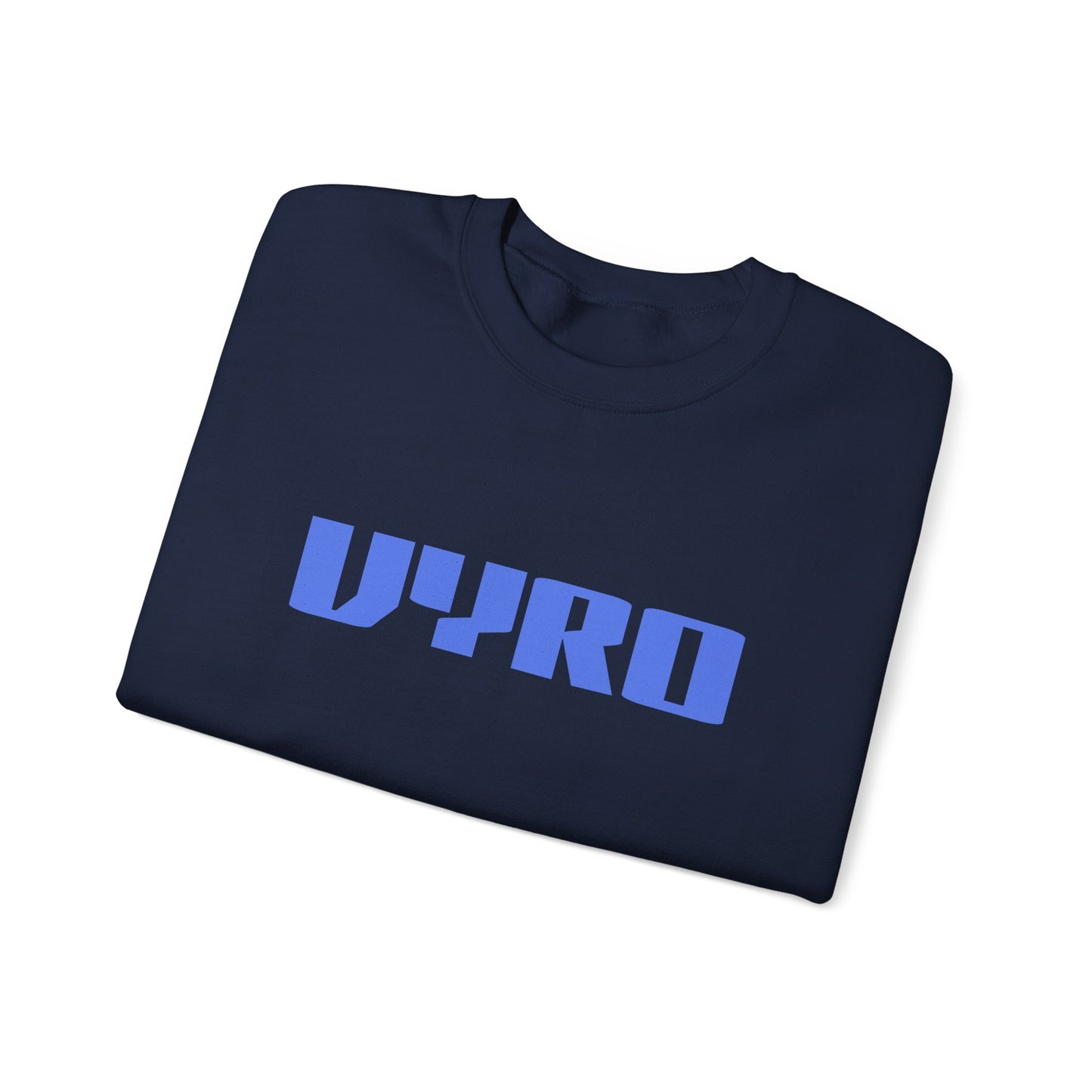 Vyro Logo Sweatshirt — Minimal White Crewneck
