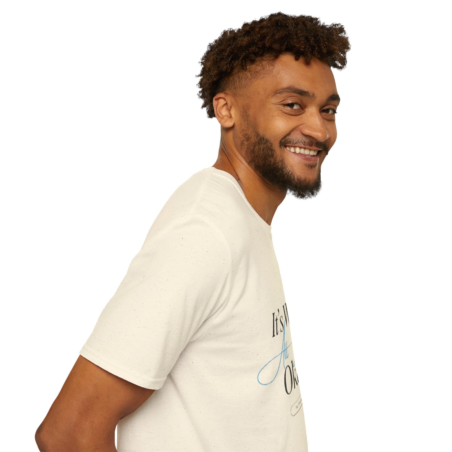 It’s Will All Be Okay T-Shirt — Positive Script Comfort Tee