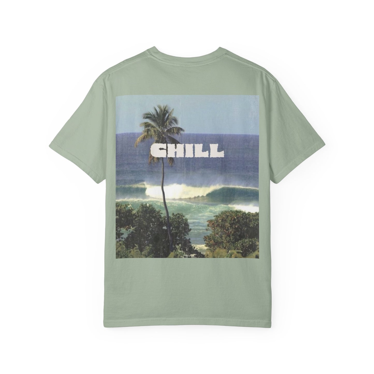 Mind Your Own Vibe T-Shirt — Retro Tropical "CHILL" Graphic Tee