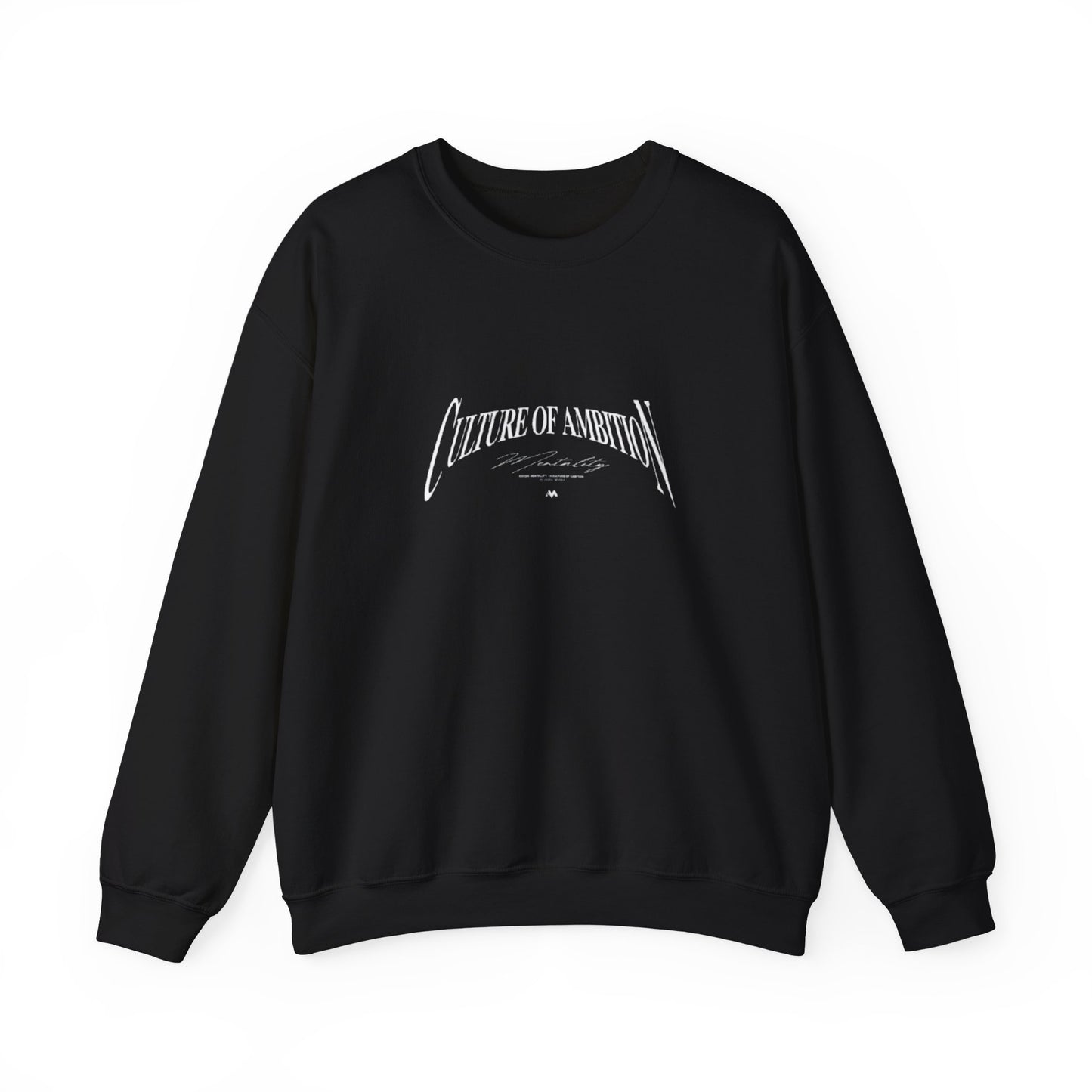 Classic White Crewneck Sweatshirt - Minimalist Blank Pullover