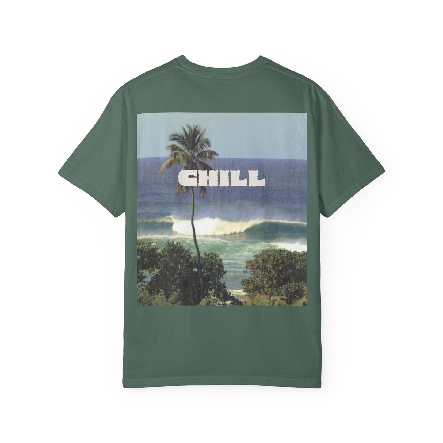 Mind Your Own Vibe T-Shirt — Retro Tropical "CHILL" Graphic Tee
