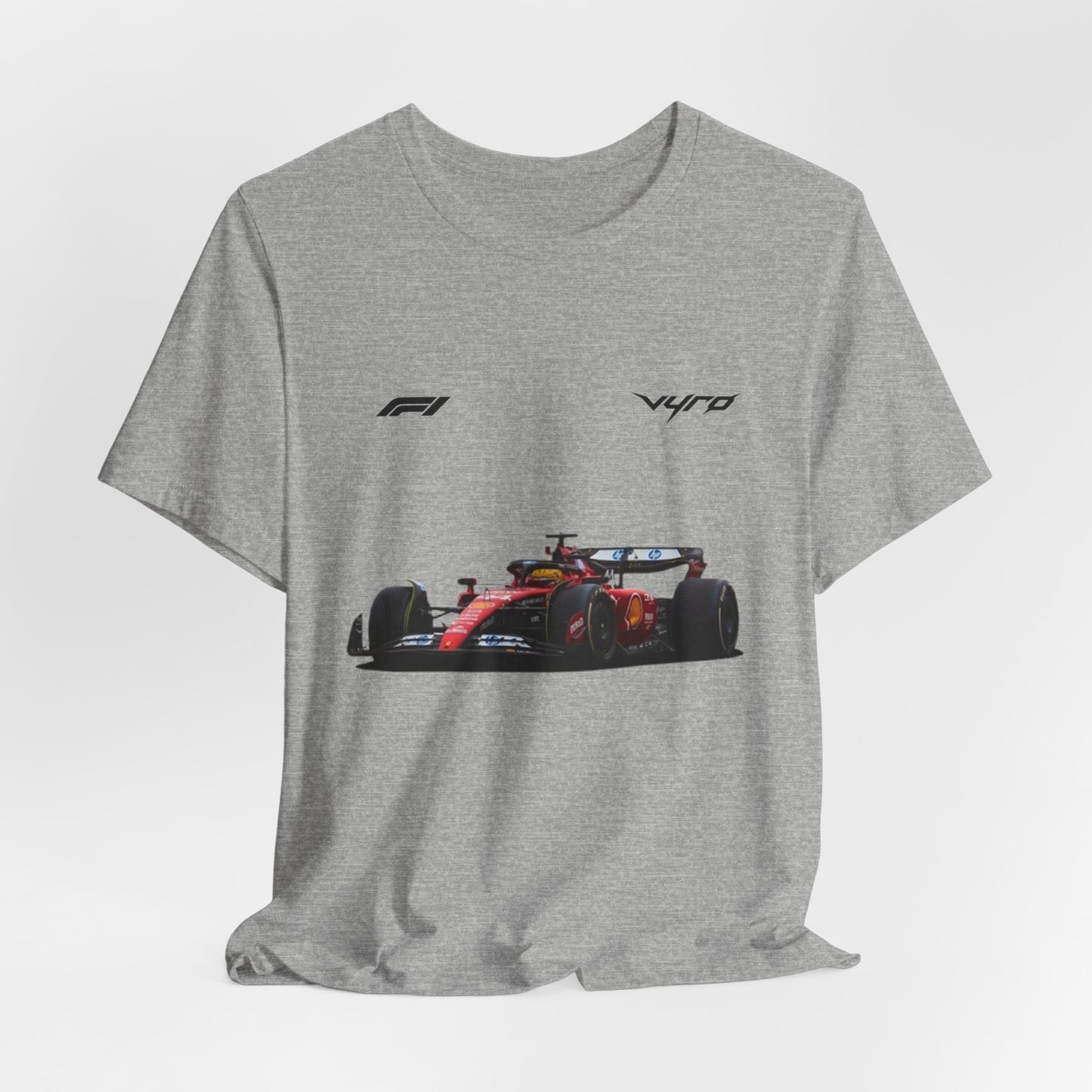 Formula One Race Car T‑Shirt — Red Single-Seater Graphic Tee